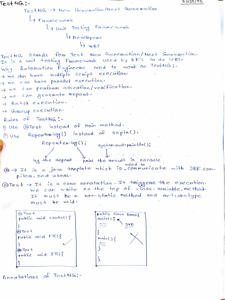 Selenium TestNg | PDF