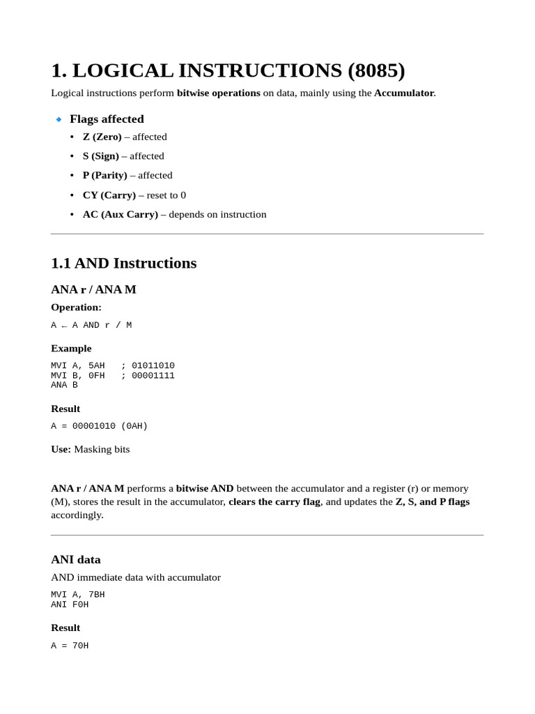 Logical Expressions Branching Control | PDF | Central Processing Unit ...