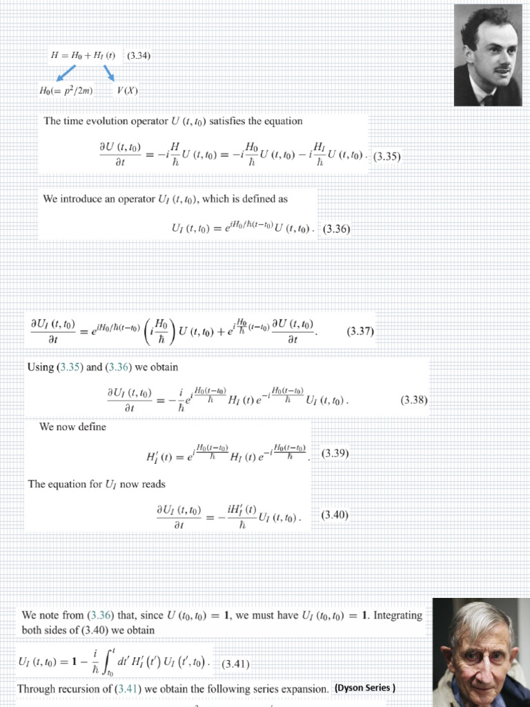 Interaction Picture (Dirac Picture) | PDF