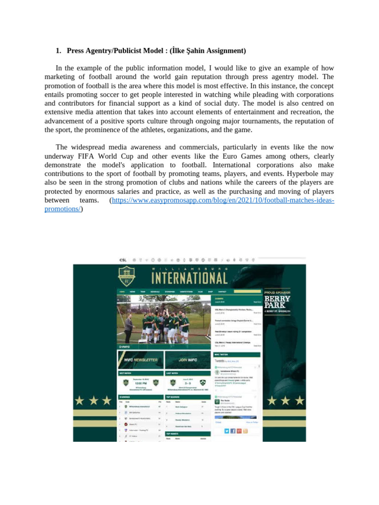 4 Models of PR Assignment Examples | PDF | Customer | Communication