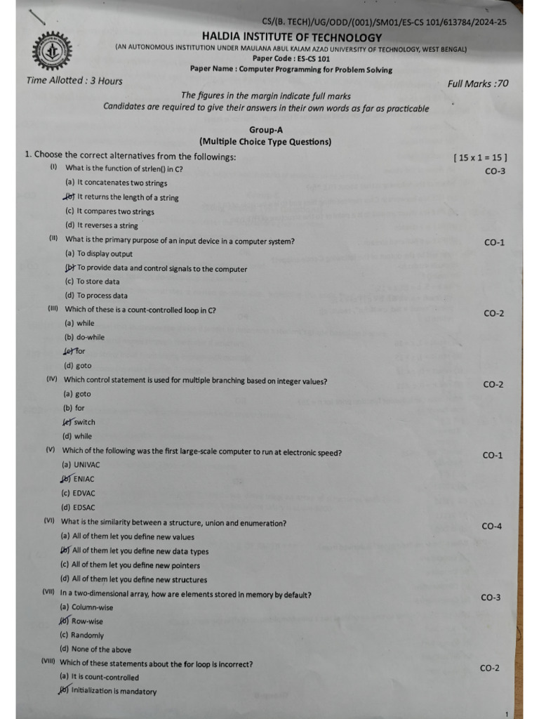 Pyq 1 | PDF