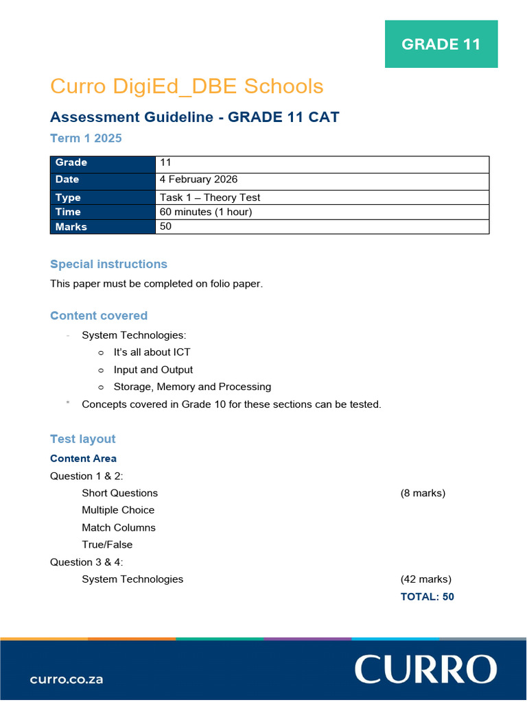 11 Cat Dbe t1 Theorytest 2026 TG | PDF
