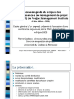 Corpus Des Connaissances PMI 4 Edition v3