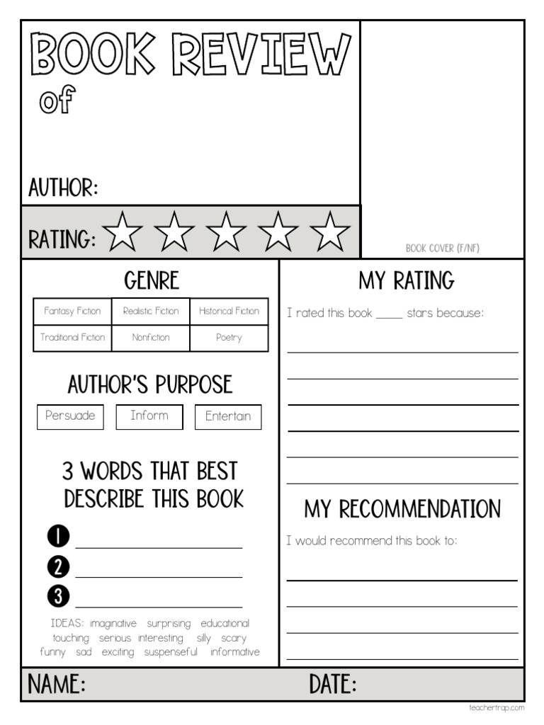 Book Review: Author: Rating: Genre Y Rating | PDF