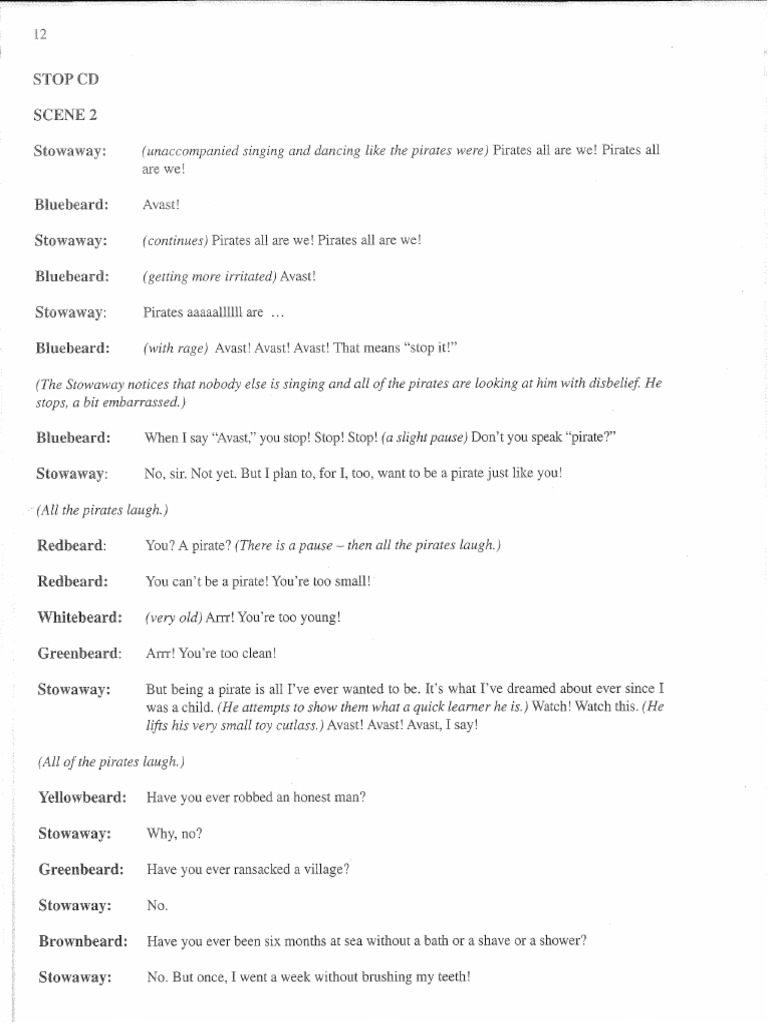 Pirates Script UP | PDF