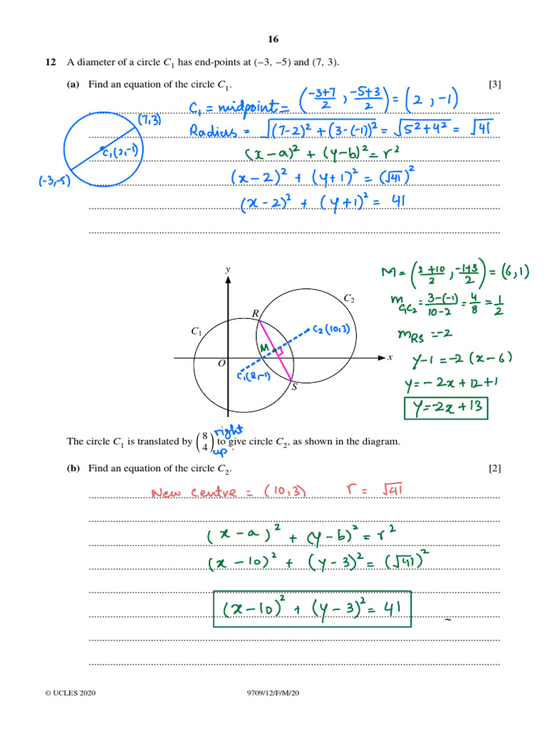 Equation of Circle | PDF | Circle | Geometry