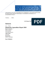 Indonesian Aquaculture Report 2010 Jakarta Indonesia 12-21-2010