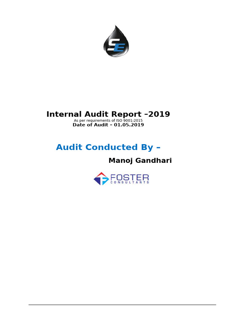SE MA F 07 Audit Report | PDF | Auditor's Report | Audit