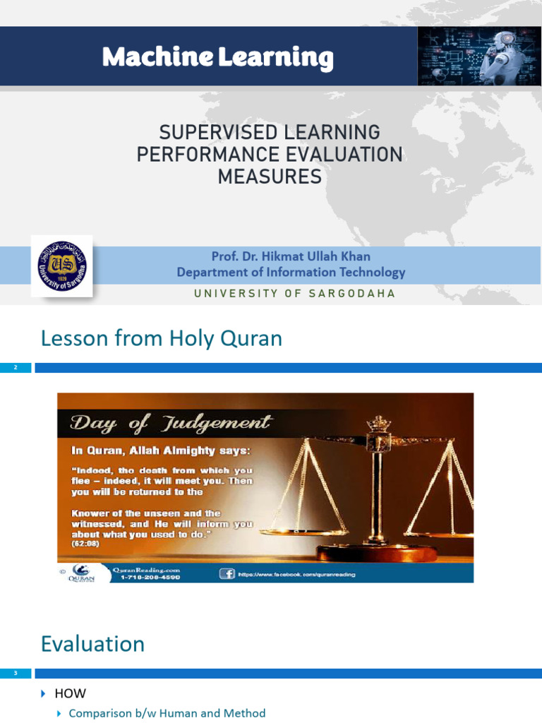 ML Lec07 Performance Evaluation Measures | PDF | Sensitivity And ...