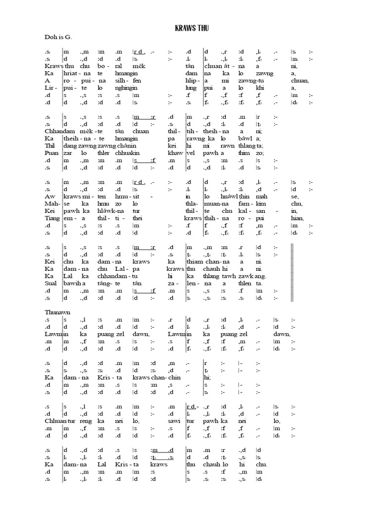 Kraws Thu | PDF