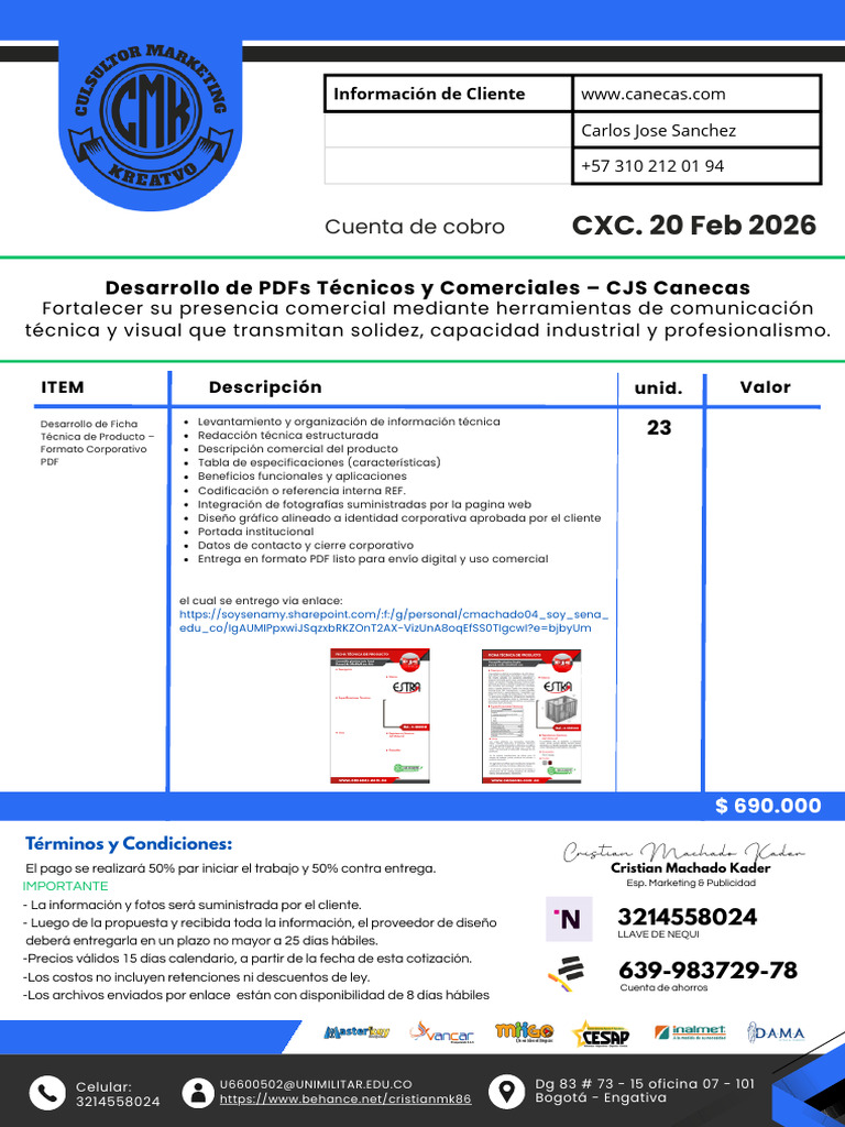 CDC Canecas | PDF | Informática