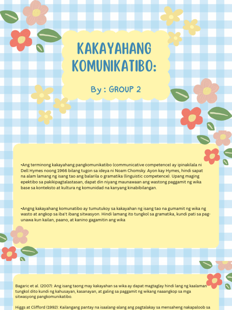 Blue and Yellow Cute Group Project Presentation | PDF