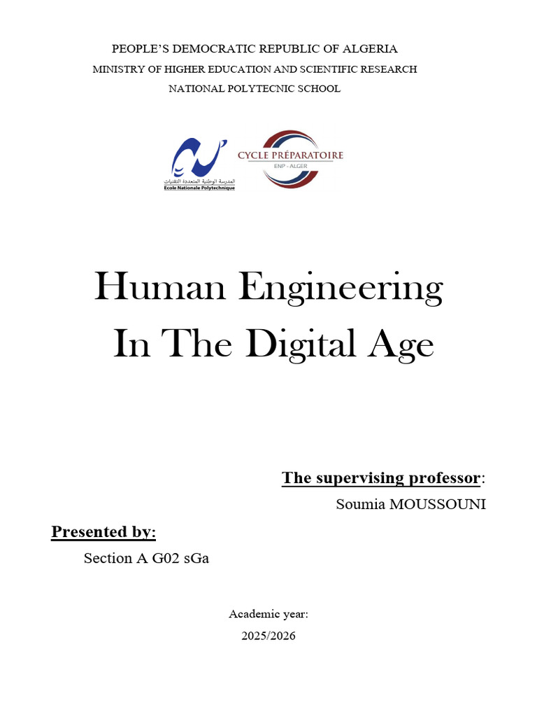 Human Engineering in The Digital Age | PDF | Sustainability | Empathy