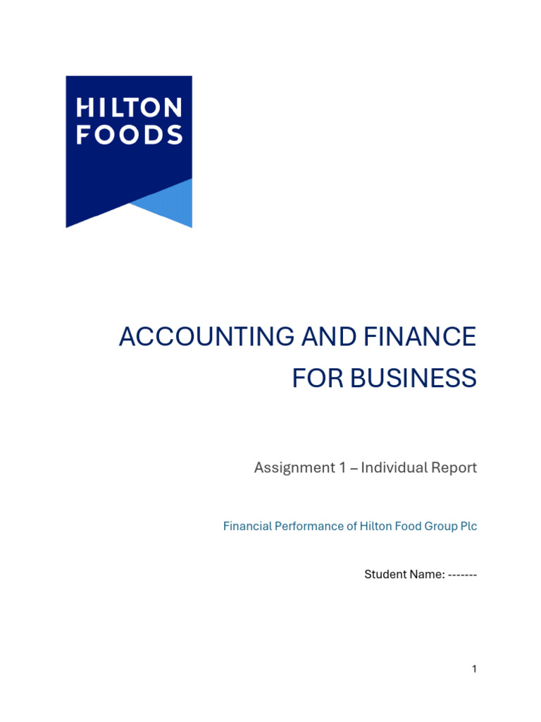 Assessment 1 - Financial Analysis Report - Example 2 | PDF | Dividend ...