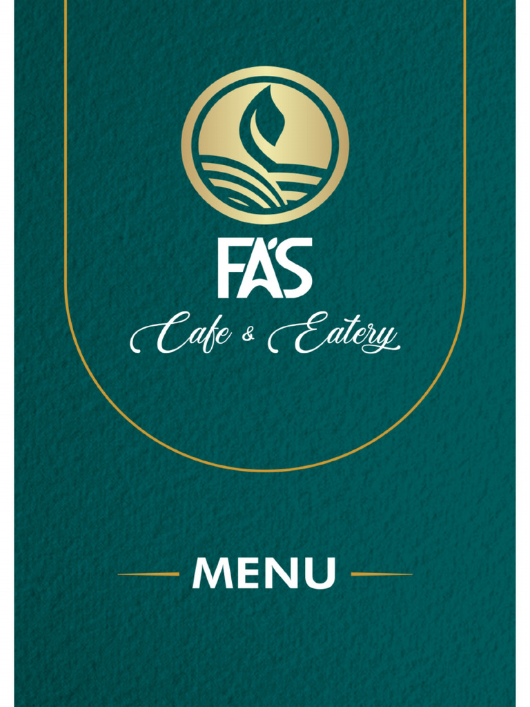 FAS Cafe Menu | PDF