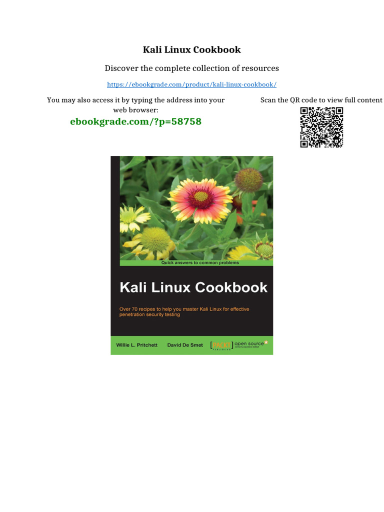 Kali Linux Cookbook Digital Version 2025 | PDF | Folklore | Dances