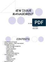 New Issue Management: DR Deepak Tandon Lbsim Dwarka New Delhi