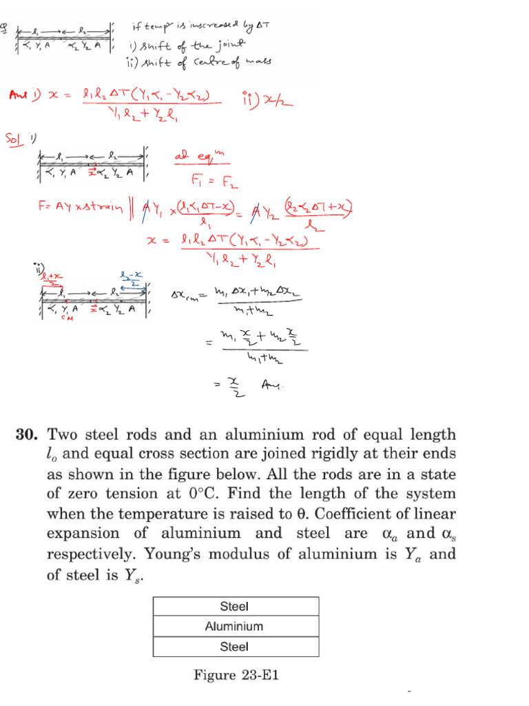 22.02.26 Area, Volume Expansion and Apparent Expansion of Liquid | PDF