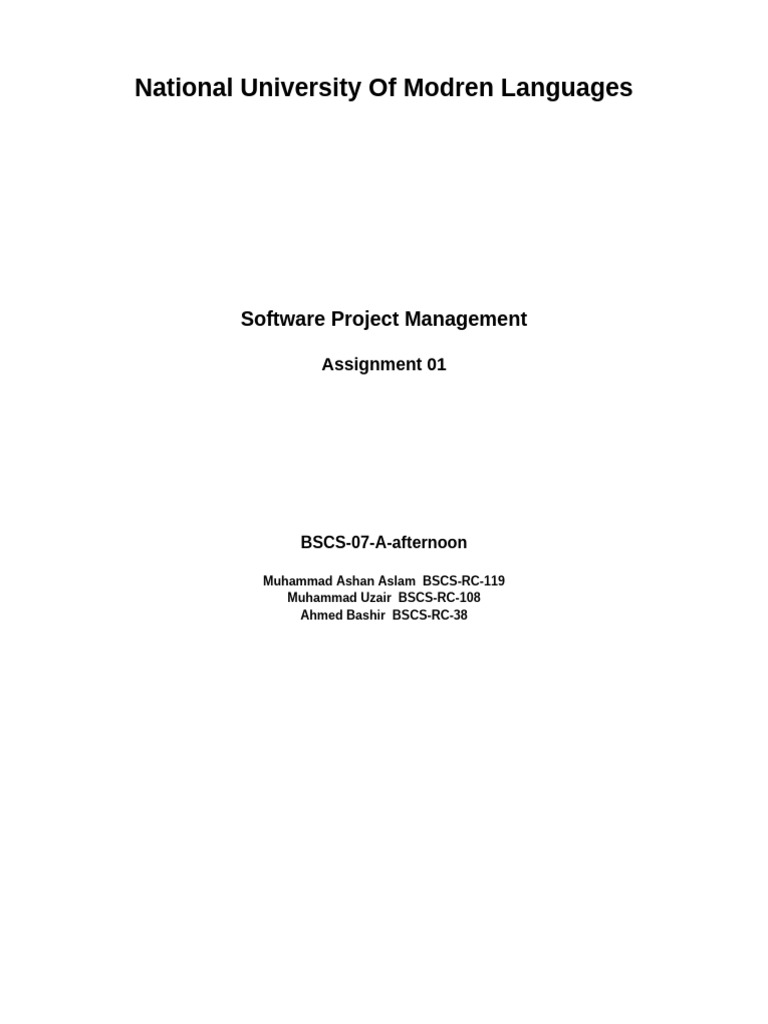 Software Project Management | PDF