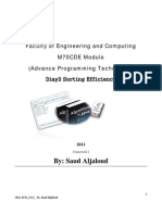 Sorting Efficiency - Advance Programming Techniques - M70CDE