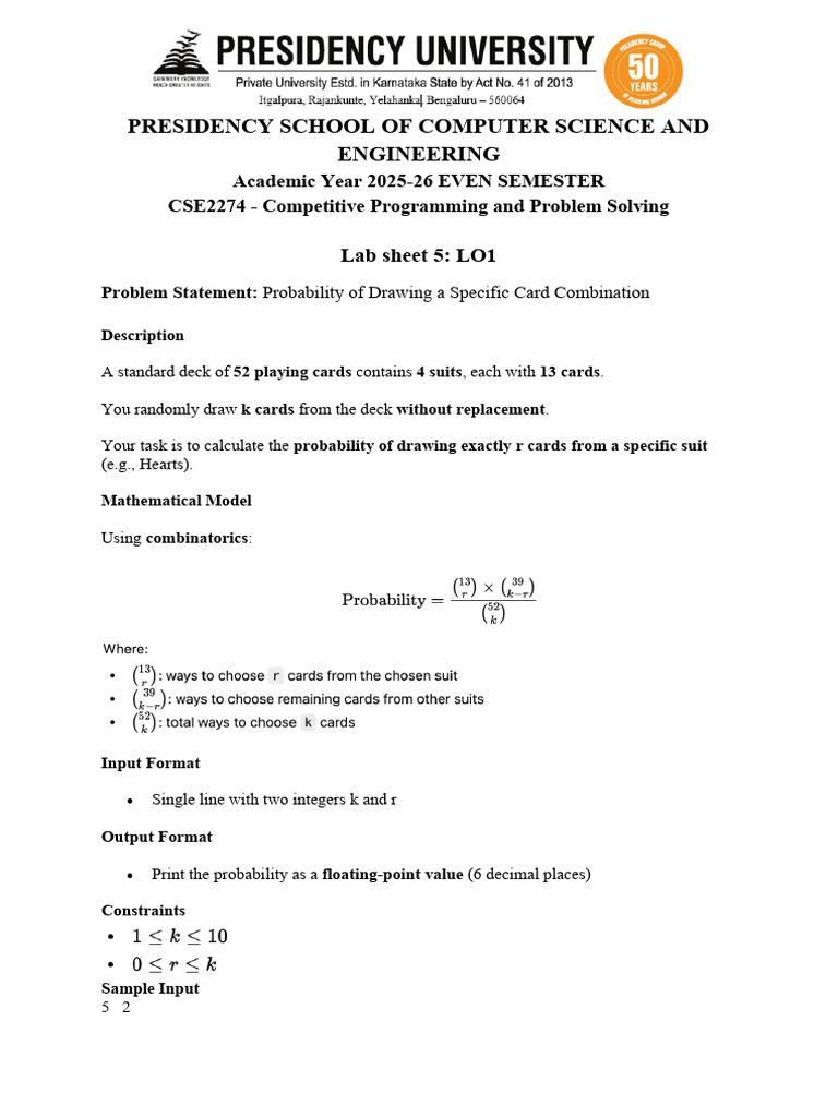 CSE2274 - Labsheet 5a & 5b | PDF | Multiplication | Time Complexity