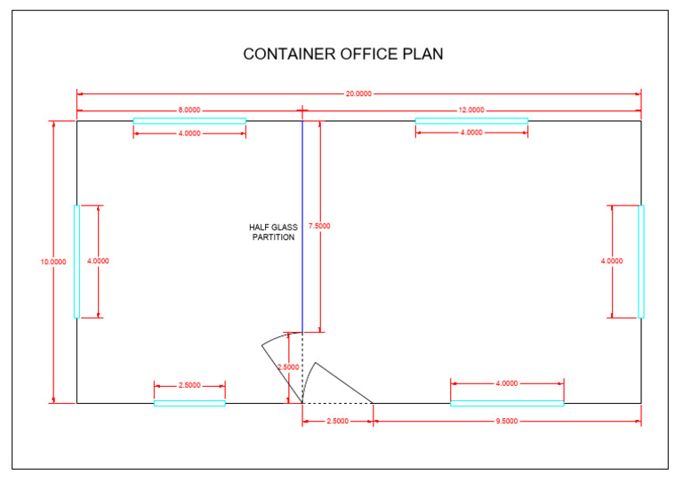 Container Office Layout1 | PDF