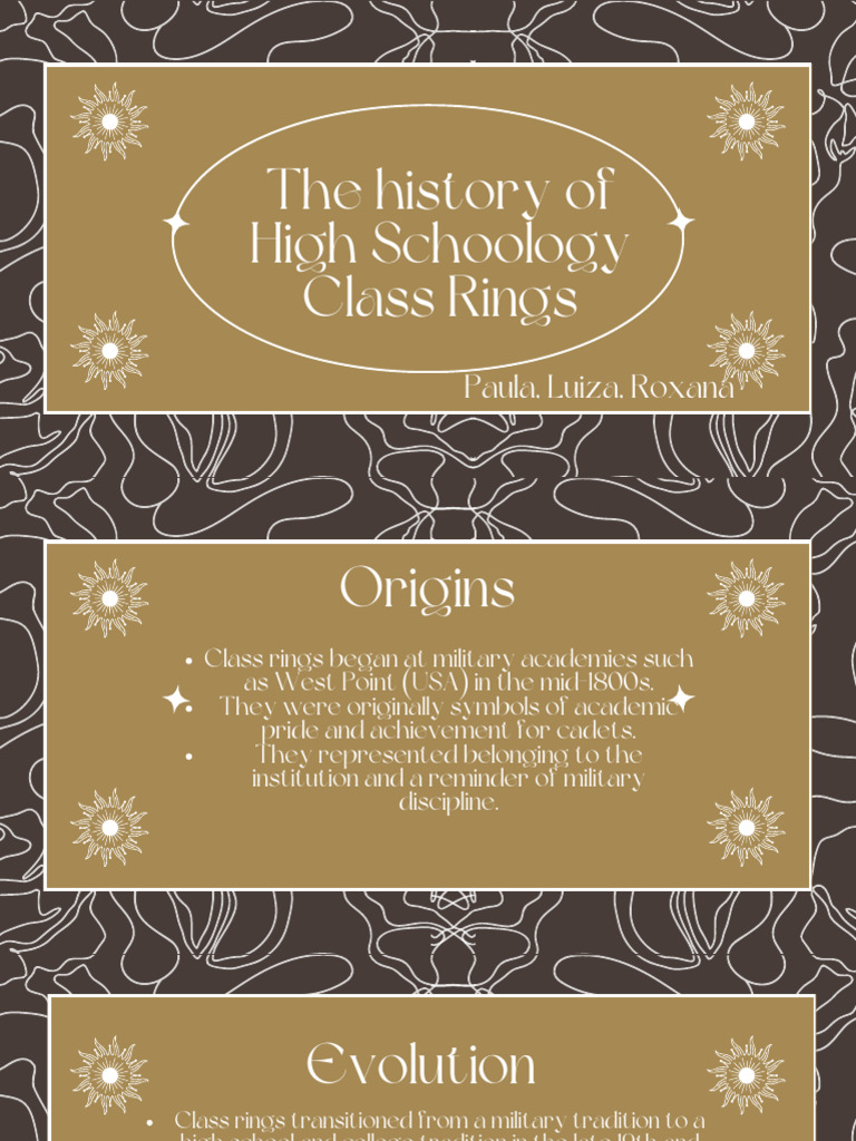 Class Rings Presentation | PDF
