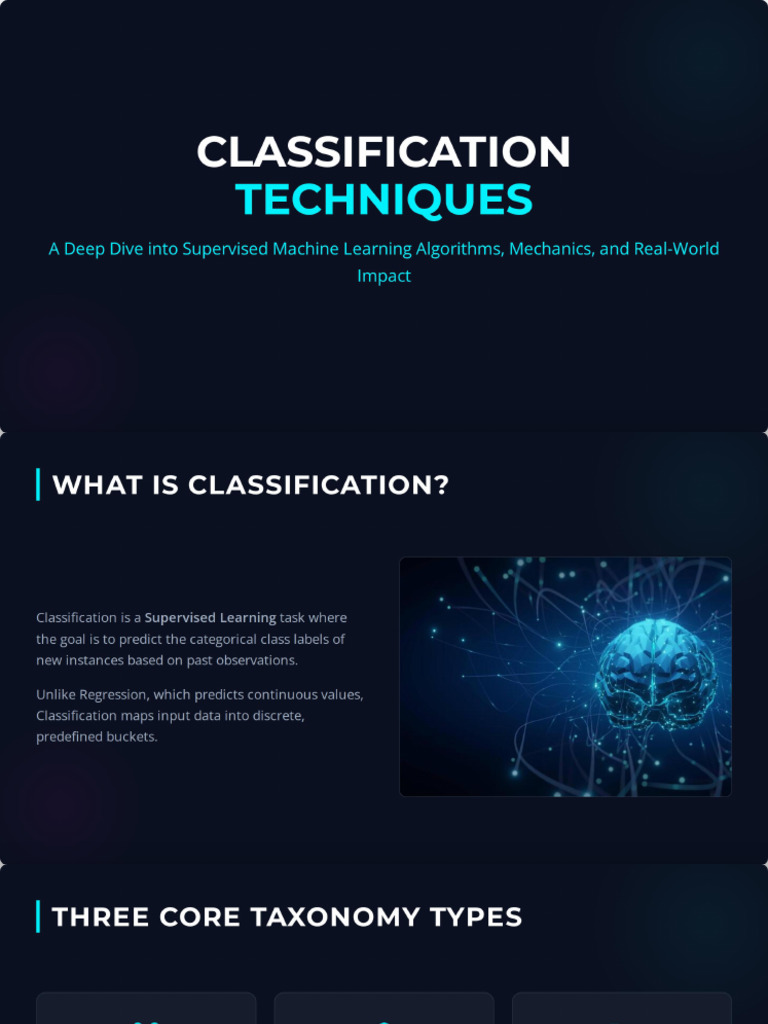 Classification Techniques in Machine Learning | PDF