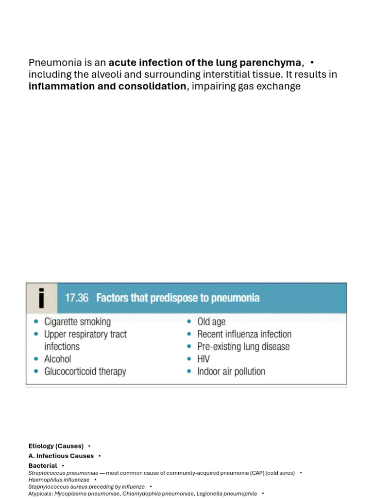 Pneumonia | PDF