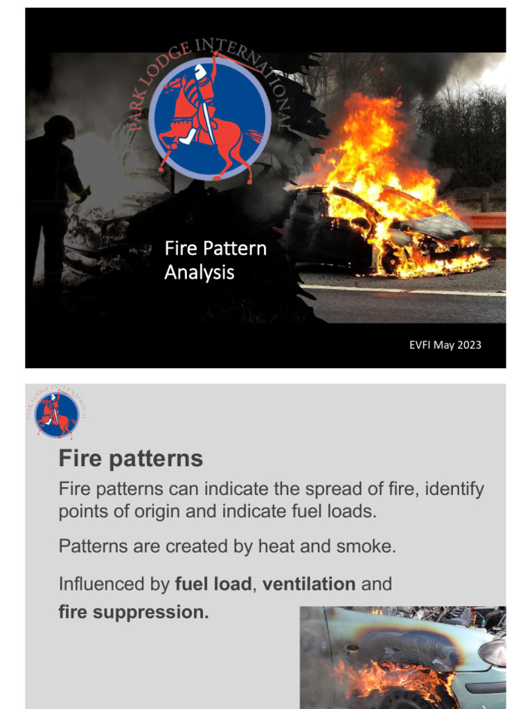EVFI Fire Patterns 2023 ML | PDF | Fires | Window