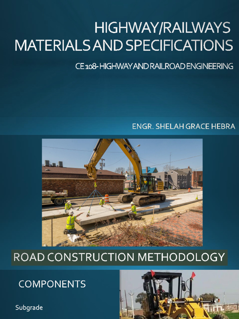 Ce108 - 8 Materials and Specifications | PDF | Concrete | Road Surface