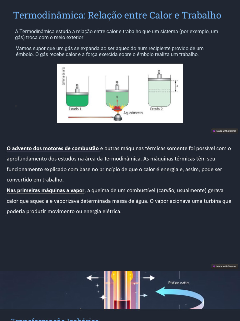 5 - Primeira Lei Da Termodinamica | PDF | Termodinâmica | Calor