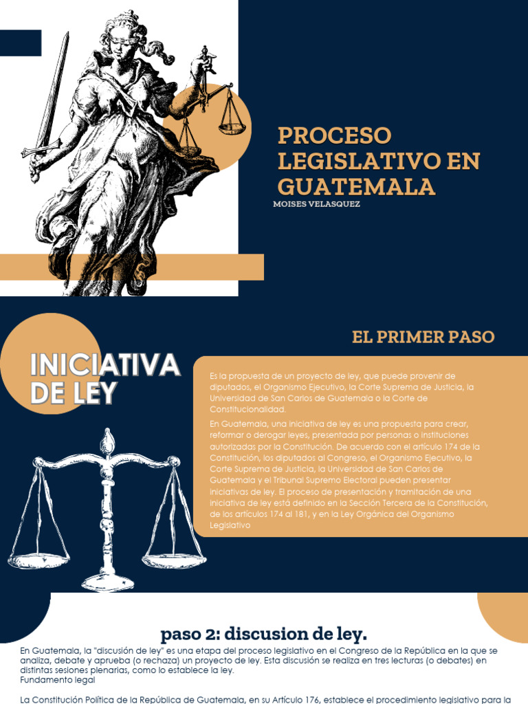 Proceso Legislativo en Guatemala PDF | PDF | Veto | Legislador