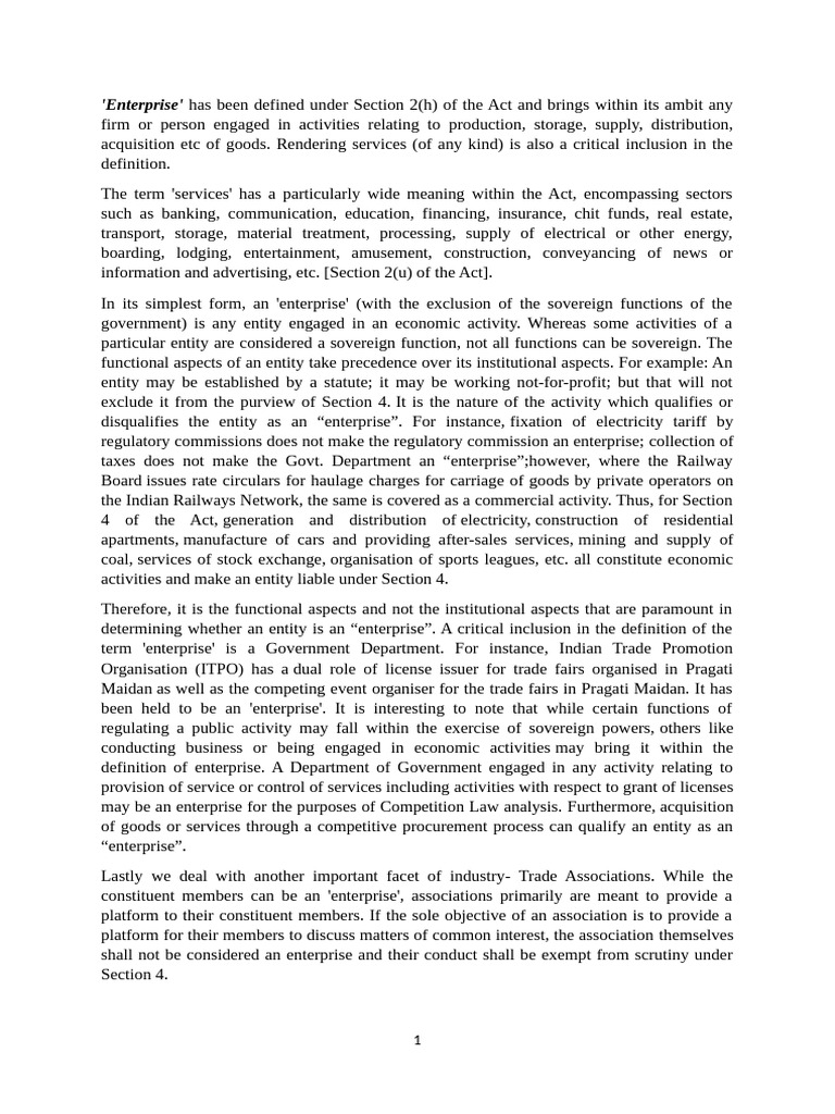 Competition Law | PDF | Market (Economics) | Competition
