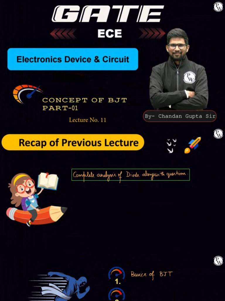 Concept of BJT (Part 01) (Lec 11) - Class Notes | PDF