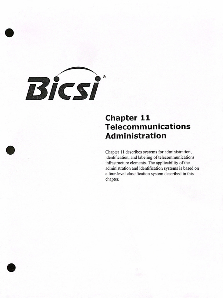Chapter 11 Telecommunications Adminstration | PDF