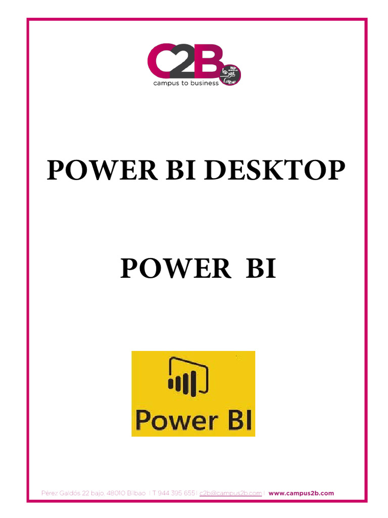 MANUAL Microsoft Power BI Bittor | PDF | Microsoft Excel | Bases de datos