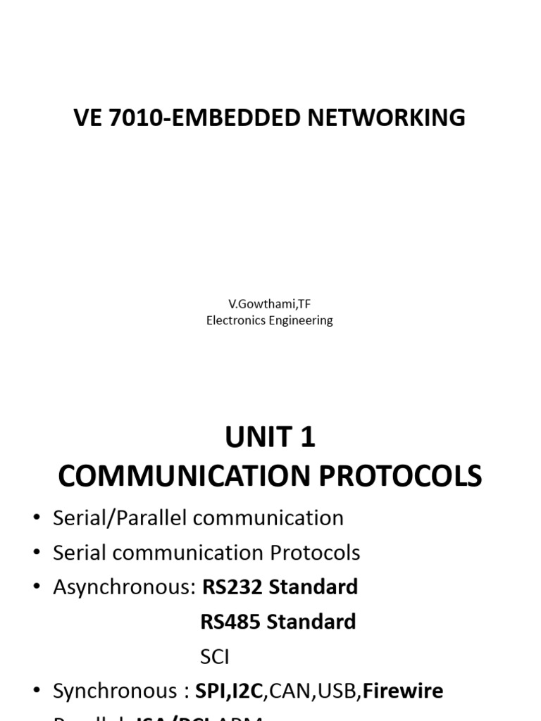 7010 Networking | PDF | Physical Layer Protocols | Computer Architecture