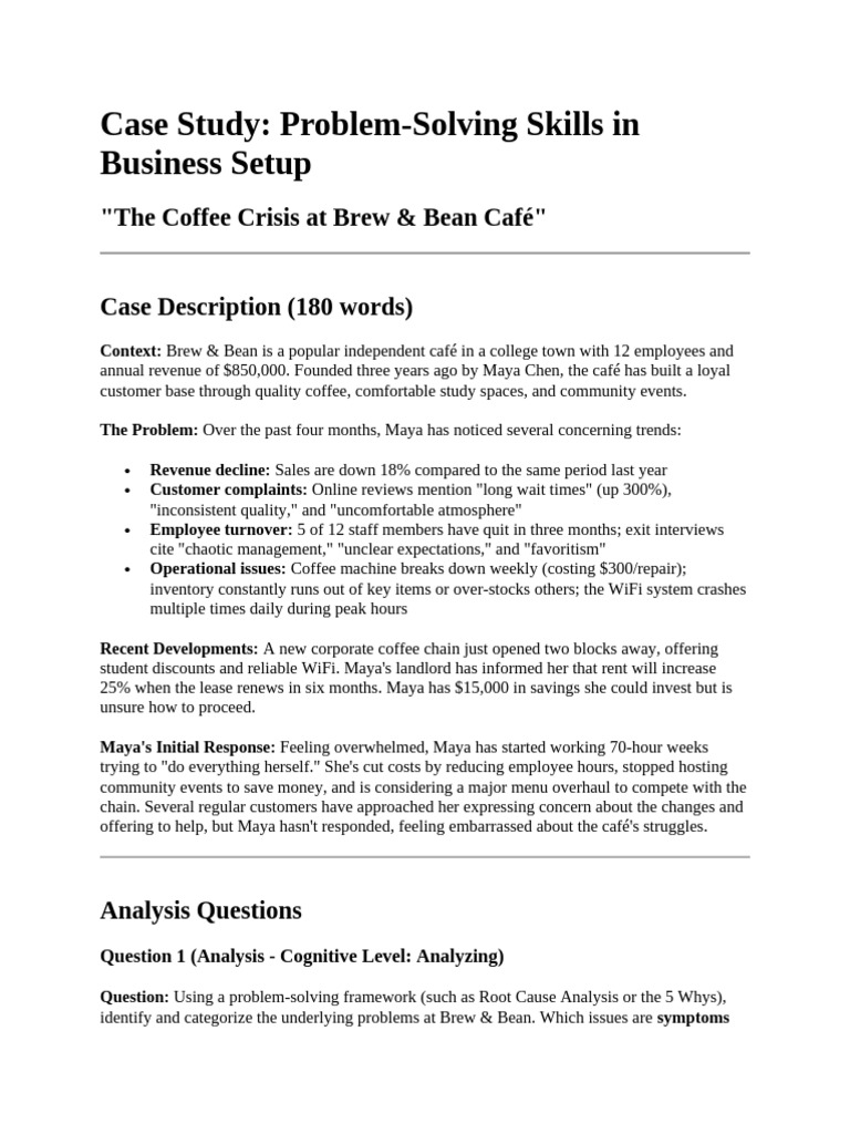 Case Study Assessment | PDF | Performance Indicator | Landlord