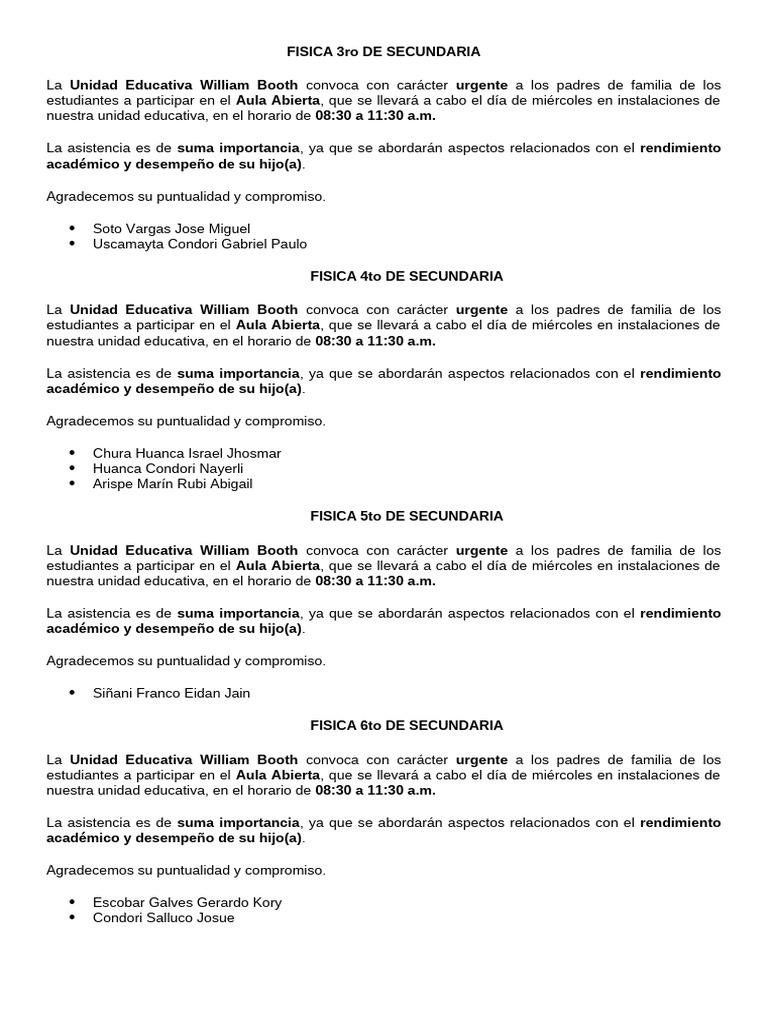 Fisica 3ro de Secundaria | PDF