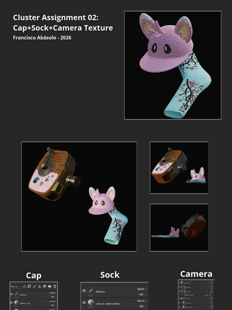 Cap Sock and Camera Texture Assignment | PDF