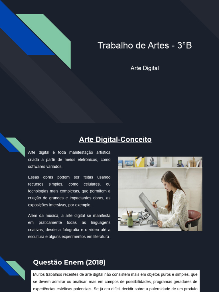 Trabalho de Artes 3 Ano E.M B | PDF