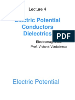 Electric Potential Conductors Dielectrics: Electromagnetics Prof. Viviana Vladutescu