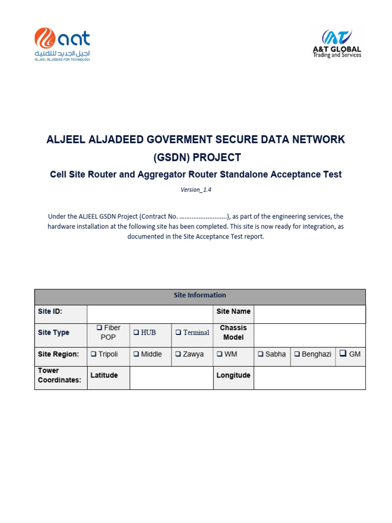 Cell Site Router and Aggregator Router Standalone ATP - 26!11!2025 v1.4 ...