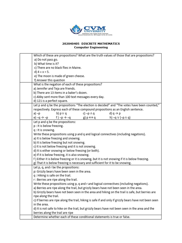 T-5 Propositional Logic | PDF | Proposition | If And Only If