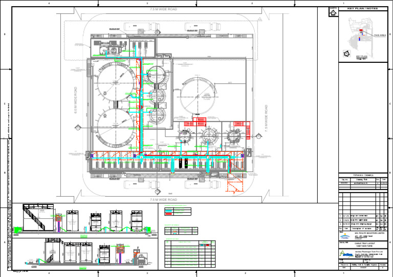 0 - VAM Tank Farm Cable Tray Layout-1 of 1 | PDF | Solar Energy ...