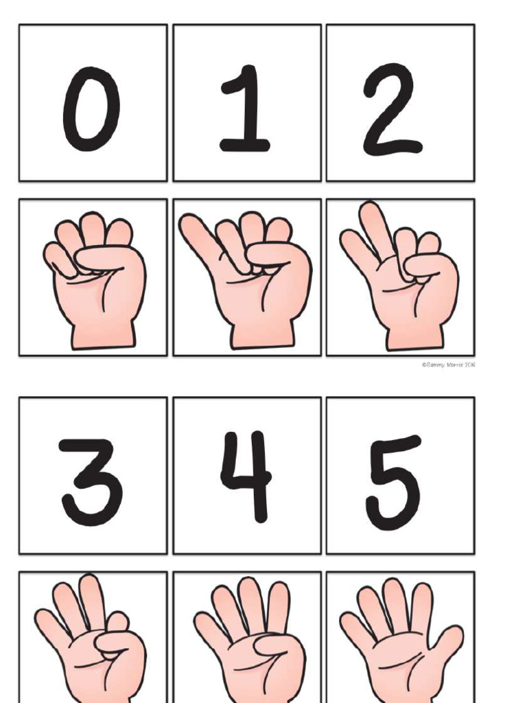 Memory Game Numbers | PDF