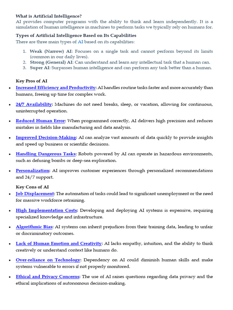 What Is Artificial Intelligence 1 | PDF