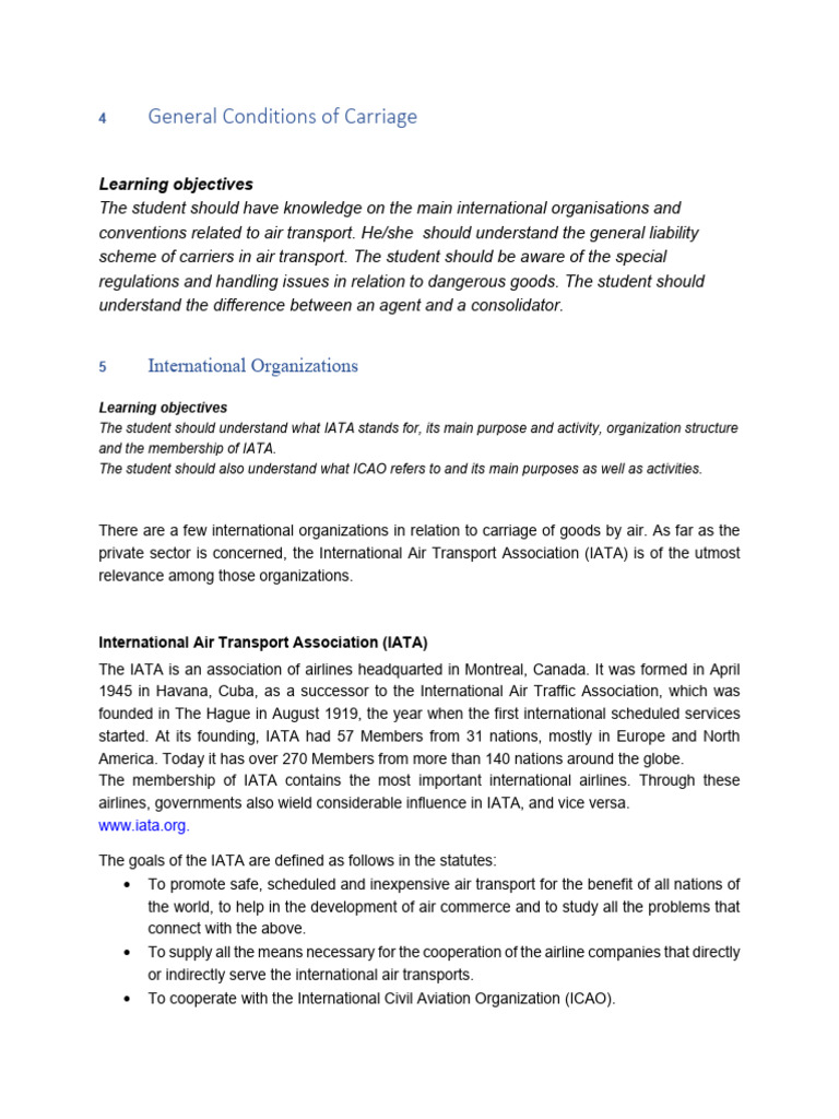 Air Transport Notes | PDF | Dangerous Goods | Bill Of Lading