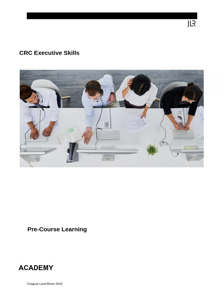 Pre-Course Learning CRC | PDF